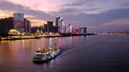 夜游湘江