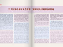 习近平总书记关于统筹发展和安全重要论述摘编