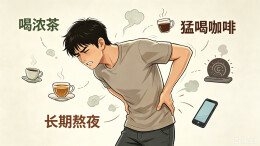 年纪轻轻浑身痛还容易崴脚？别让“浓茶咖啡熬大夜”掏空你的骨骼