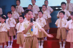 株洲市天元区栗雨小学举办第六届班级演唱决赛