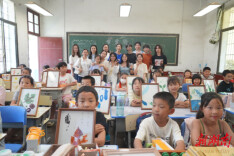 湘潭大学“点灯行动”点亮山村儿童