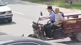 暖心！老人欲在路上晒麦子，民警邀请其到派出所内并帮忙晾晒