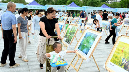 镜头定格绿色答卷