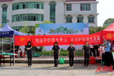 “法治赶集”送绿意，汝城多部门土桥“摆摊”守护绿水青山
