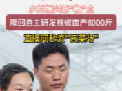 隆回：大东山椒新鲜上市 助农直播打开销路
