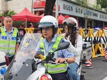 考生遗落准考证，湘潭辅警接力护送解燃眉之急