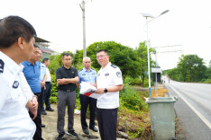夏葛桉到零陵督导检查道路交通安全突出风险隐患大排查大整治大管控工作