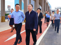 毛万春在盈峰环境长沙产业园调研