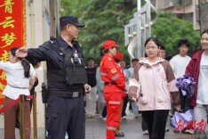 盛夏六月“警”相随，桂阳公安全力守护4800余名考生赶考路