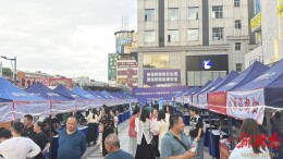 邵阳举办人才招聘夜市 6705个岗位促就业