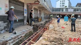 整治物业顽疾 升级老旧市场——君山区钱粮湖镇百花市场提质改造项目加快推进