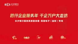 直播回顾|践行企业服务年 千企万户大走访——长沙银行服务高质量发展·高端电子(益阳)专场