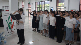 仁心印记·廉洁从医，湖南中医药大学医学院开展毕业生党员宣誓活动