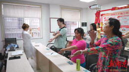 梨园路社区开展公益减重打卡志愿服务活动