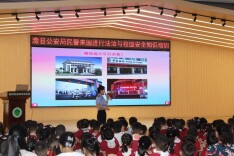 澧县公安局民警走进锦绣翊武幼儿园开展安全培训