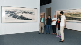 “涉江行吟”姜坤水墨画作品展开展