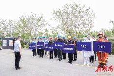 护航企业生产安全，望城消防联合经开区开展应急救援实战演练