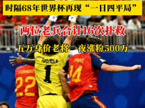 时隔68年世界杯再现“单日四平局”！两大门神封神，足球从不止于身价与名气……