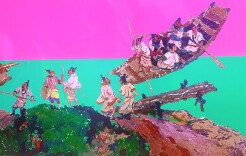 落英缤纷  来图博会“偶遇”蔡皋的桃花源