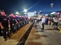 大祥公安开展夜间集中大巡防