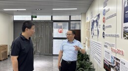 长沙民政职院商学院院长佘浩赴湖南云中付控股集团进行访企拓岗活动