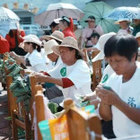 粽香传情聚民心 临湘市江南村首届“金粽杯”包粽争霸赛圆满举办