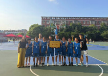 湘潭市岳塘区湘钢三校：篮坛争锋创佳绩 热血少年绽芳华