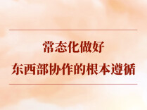 第一观察｜常态化做好东西部协作的根本遵循
