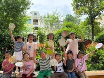 深耕夏至民俗文化 体验非遗水拓技艺——怀化市鹤城区第二幼儿园开展节气主题教育实践活动