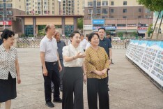 怀化市关工委调研麻阳苗族自治县第二锦江小学青少年心理健康教育工作
