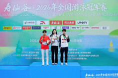 未来可期！湘泳新锐胡芊翯2026全国游泳冠军赛勇夺1银1铜