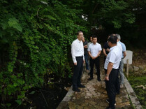 周健督导检查新区生态环保工作