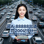 挂“润A·88888”被罚200元记9分！为啥这个交通违法只算遮挡号牌？︱生活有说“法”·金燕之谈