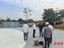 湘潭园林以“党建红”引领“园林美” 花小钱“绣”出高颜值迎旅发大会