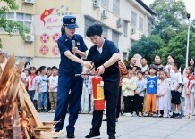 南县第六完全小学：师生齐练“灭火术”