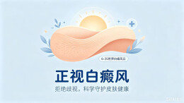 6·25世界白癜风日：正视白斑，拒绝偏见，科学守护色素健康