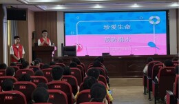 娄星区选调生志愿服务队走进蛇形中学开展校园微党课宣讲