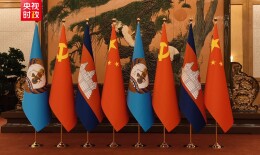 习近平会见柬埔寨人民党主席、参议院主席洪森