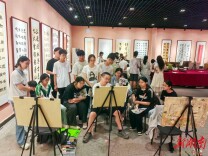 “绘梦中考”公益美术培训收官，岳阳县美术馆连续两年为美术学子赋能