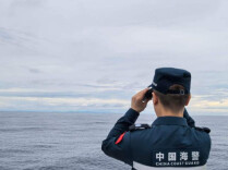 福建海警位金门附近海域依法开展常态执法巡查