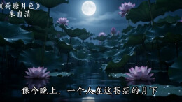 一千零一页⑤|夏夜再读《荷塘月色》，独处的月色里有成年人的“解药”