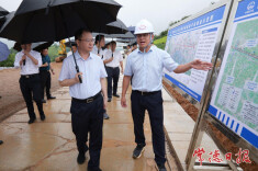 周振宇调研宜常铁路建设及安全生产工作