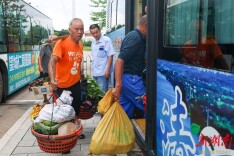 菜农公交暖民心