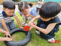 怀化市鹤城区第二幼儿园：幼儿自主改造滑索玩转真探究