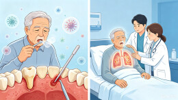 七旬老人忽视刷牙致肺部感染