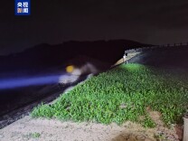 现场直击丨广西六蓝水库现场：雨势转小 现场积水略有消退