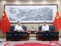 深化务实合作 促进互利共赢 向世聪与成子桥一行座谈