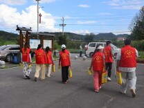 青春奉献润乡土 真情服务暖民心—— 邵阳工业职院暖阳志愿团赴金盆村开展 “三下乡”走访慰问活动