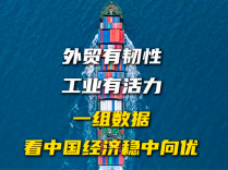 视频｜外贸有韧性，工业有活力！一组数据看中国经济稳中向优