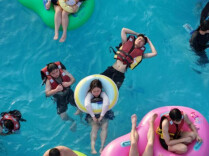 Residents Crowd Pools to Beat the Heat